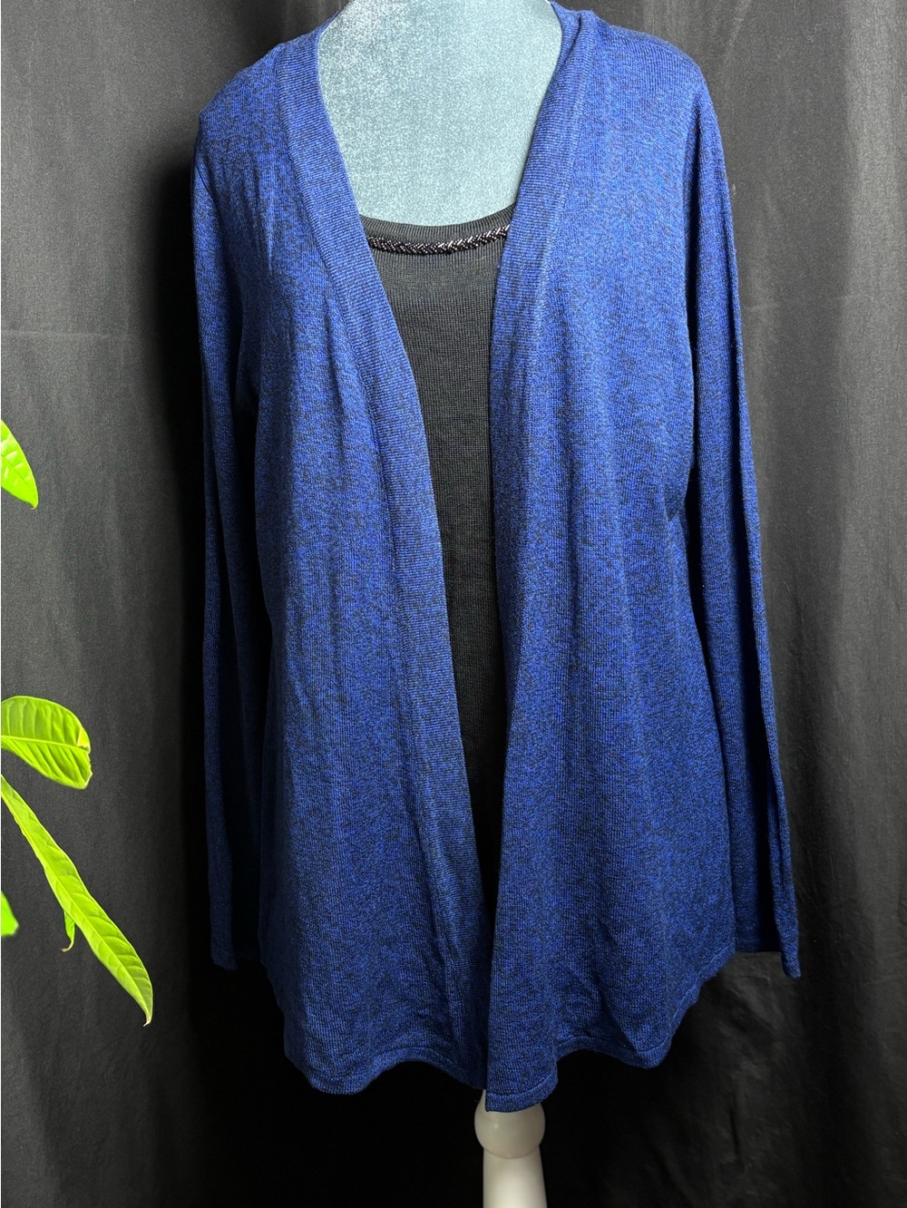 Rebecca Malone Attached Sweater Top Size L